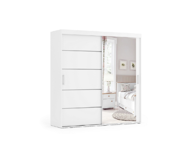 Szafa na wymiar dwudrzwiowa KORA Wysokość: 225 cm