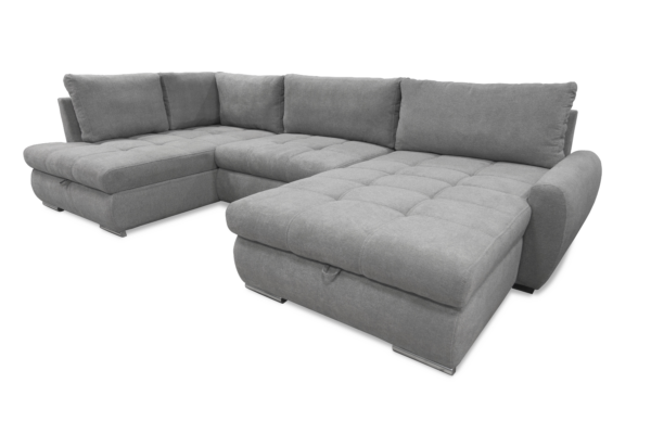 Narożnik CANYON ze sprężyną falistą + x2 pojemniki na pościel