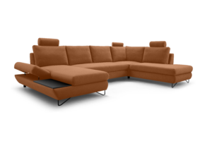 Narożnik LOFT III z regulowanym podłokietnikiem + funkcja spania