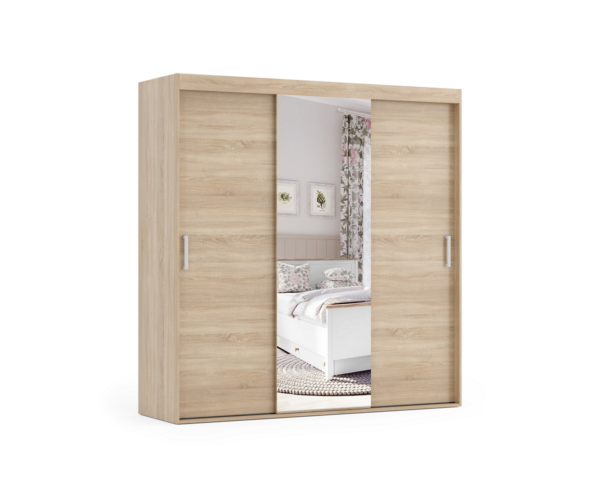 Szafa na wymiar trzydrzwiowa MAKRO Wysokość: 235 cm