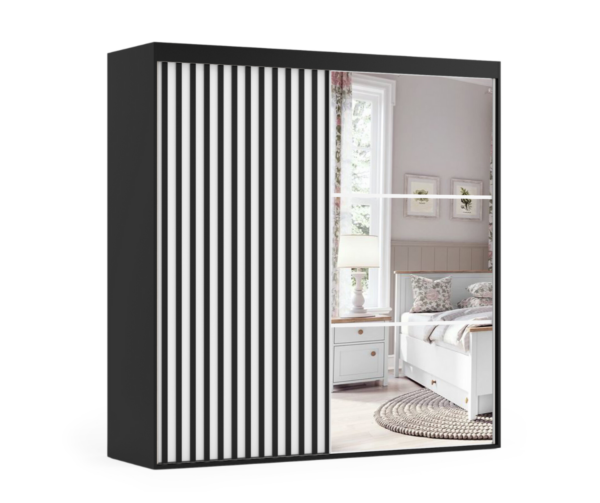 Szafa na wymiar dwudrzwiowa ELSA Wysokość: 245 cm