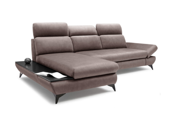 Narożnik TITAN z funkcją spania + pojemnik na pościel