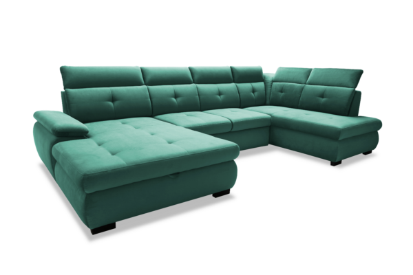 Narożnik WIND I z regulowanymi zagłówkami + podłokietnikami