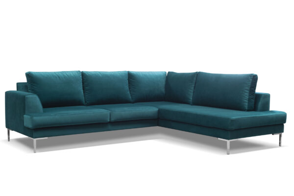 Narożnik LONDON na nóżkach + sprężyna falista